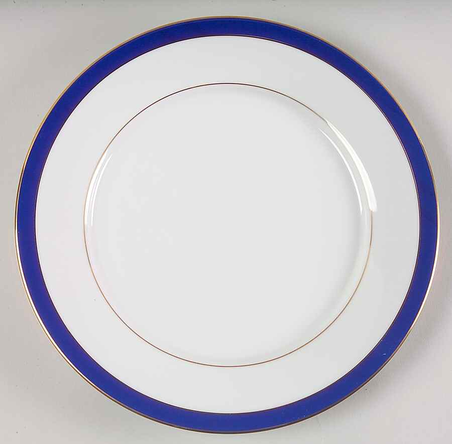 Royal Lapis (Royal Blue Band) Dinner Plate by Muirfield-1