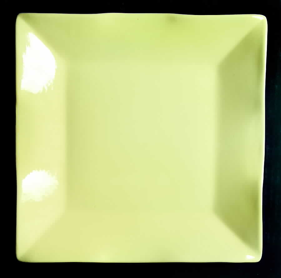 Lemon Twist Square Dinner Plate by Mikasa-1