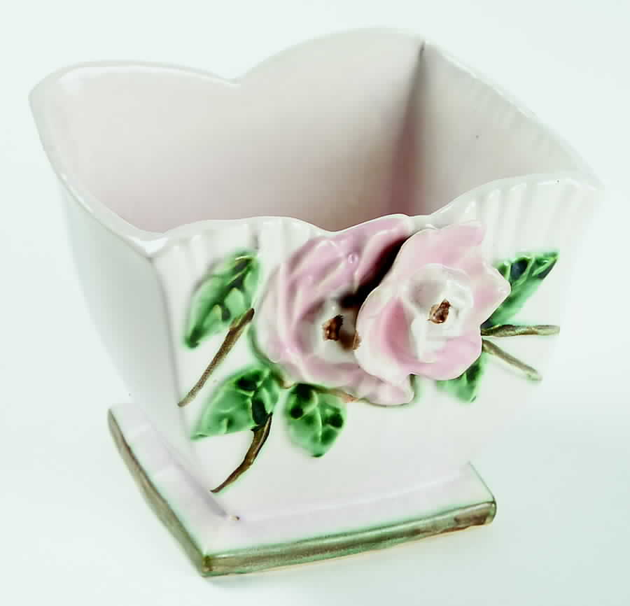 Wild Rose Pink 4" Planter by Nelson McCoy-1
