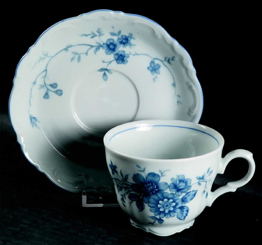 MIT161 Flat Cup & Saucer Set by Mitterteich-1