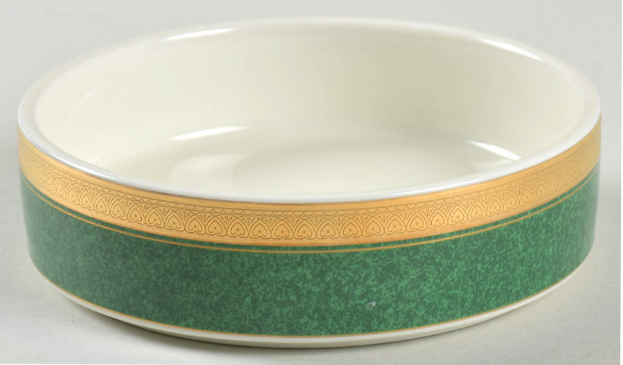 Holly Ornament (Gold) 5" Round Box No Lid by Mikasa-1