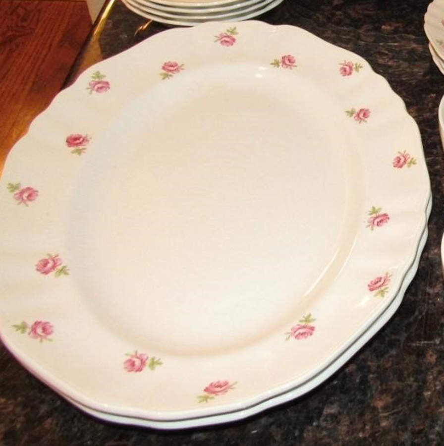 Lady Alice 12" Oval Serving Platter by J & G Meakin-1