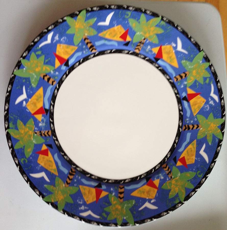 Fantasy Isle 12" Chop Plate (Round Platter) by Mikasa-1