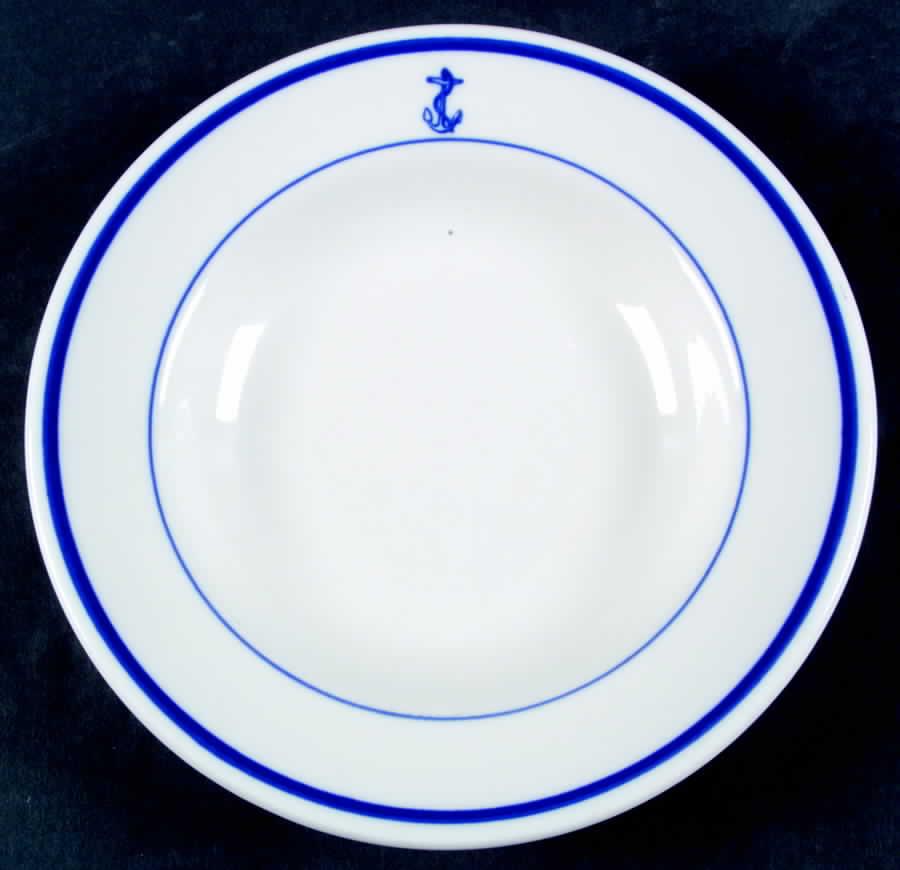 Us Navy Wardroom Officer Large Rim Soup Bowl by McNicol-1