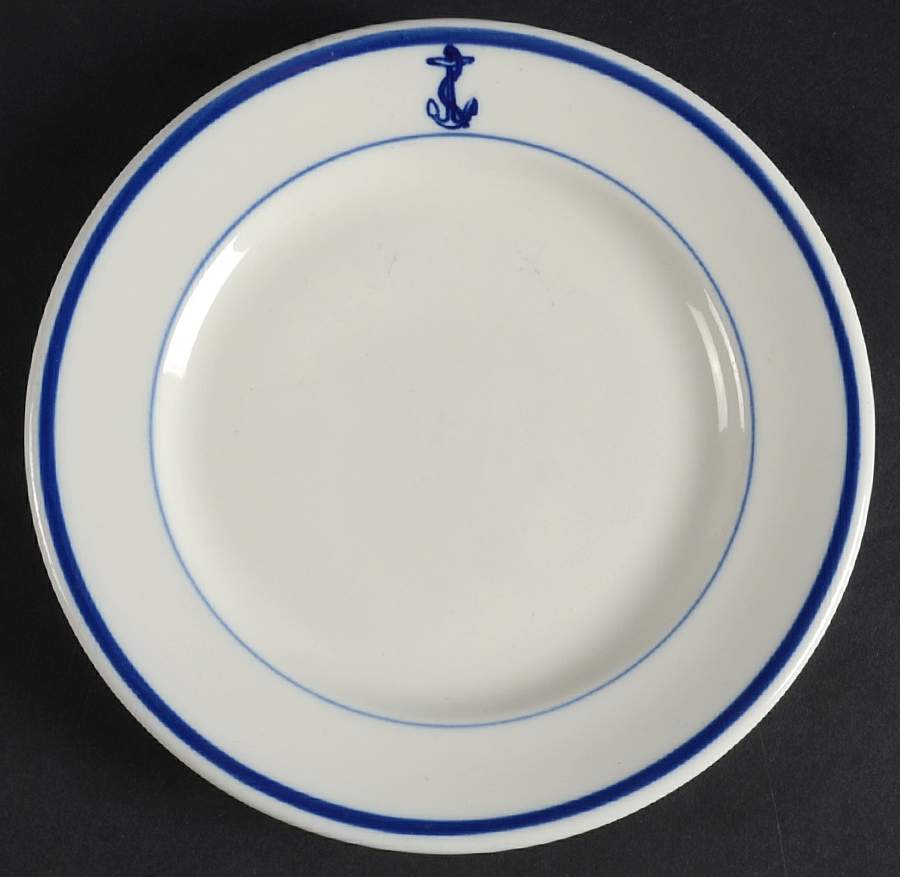 Us Navy Wardroom Officer Salad Plate by McNicol-1