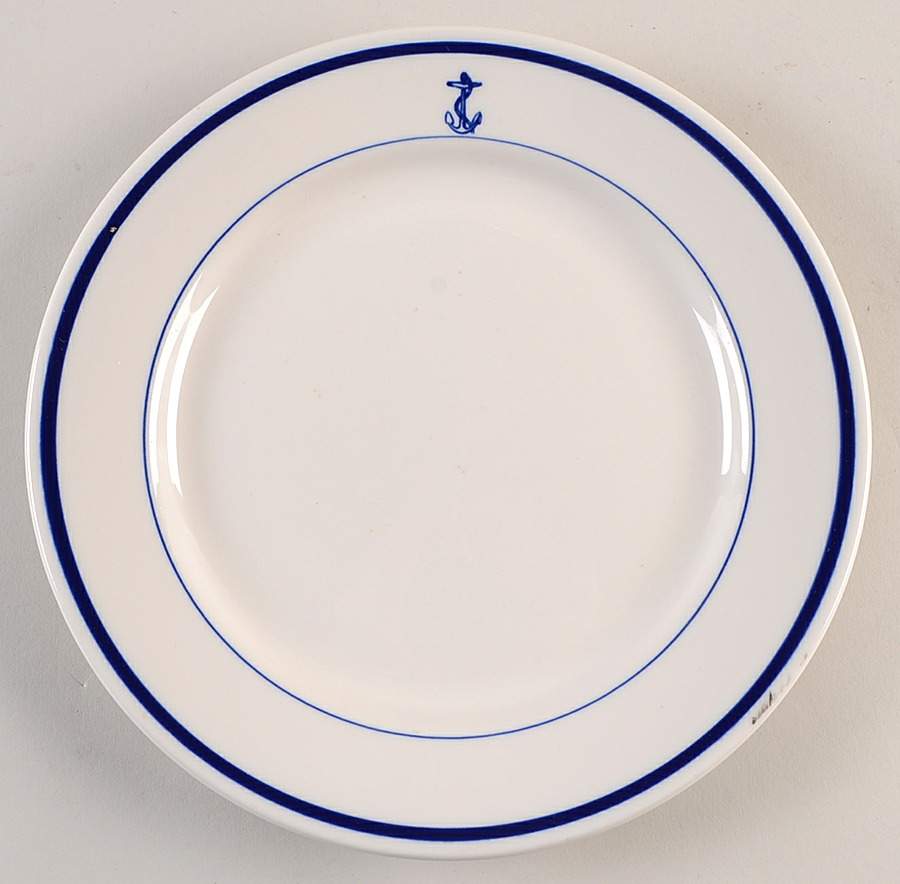 Us Navy Wardroom Officer Dinner Plate by McNicol-1