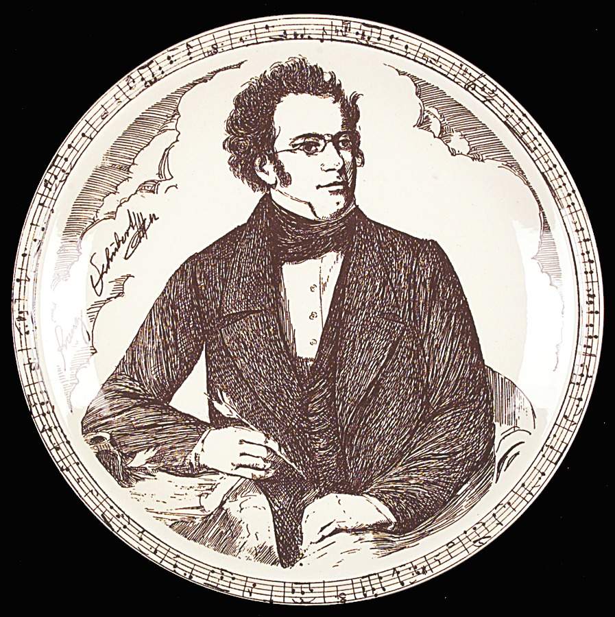 Music Masters Brown Salad Plate by Metlox - Poppytrail - Vernon-1