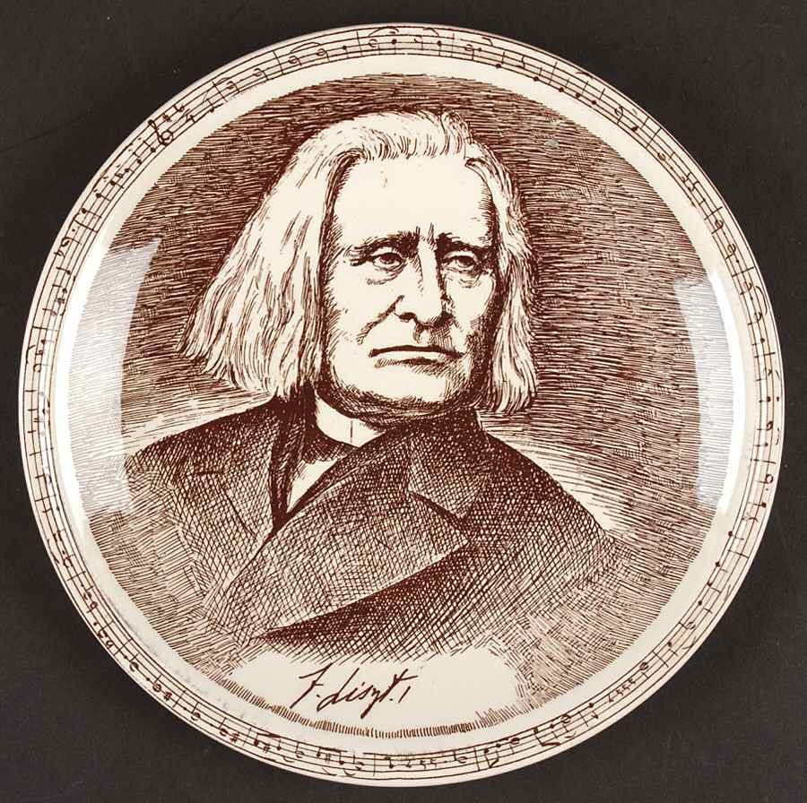 Music Masters Brown Salad Plate by Metlox - Poppytrail - Vernon-1