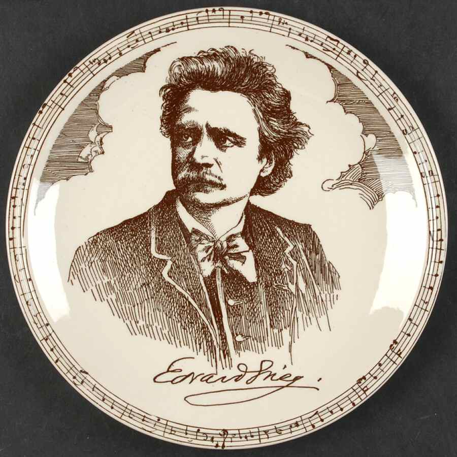 Music Masters Brown Salad Plate by Metlox - Poppytrail - Vernon-1