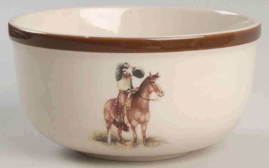 Cowboy Reflections Coupe Cereal Bowl by Montana Lifestyles-1