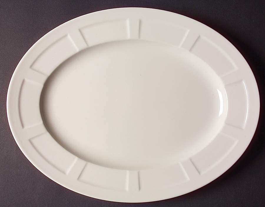 Radiance 15" Oval Serving Platter by Mikasa-1