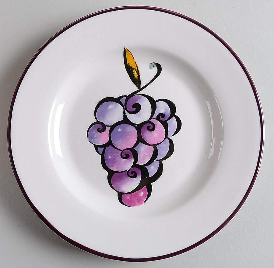 Fruit Pie Salad Plate by Majesticware-1