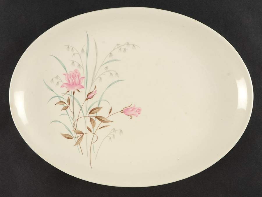 MTC78 11" Oval Serving Platter by Mount Clemens-1