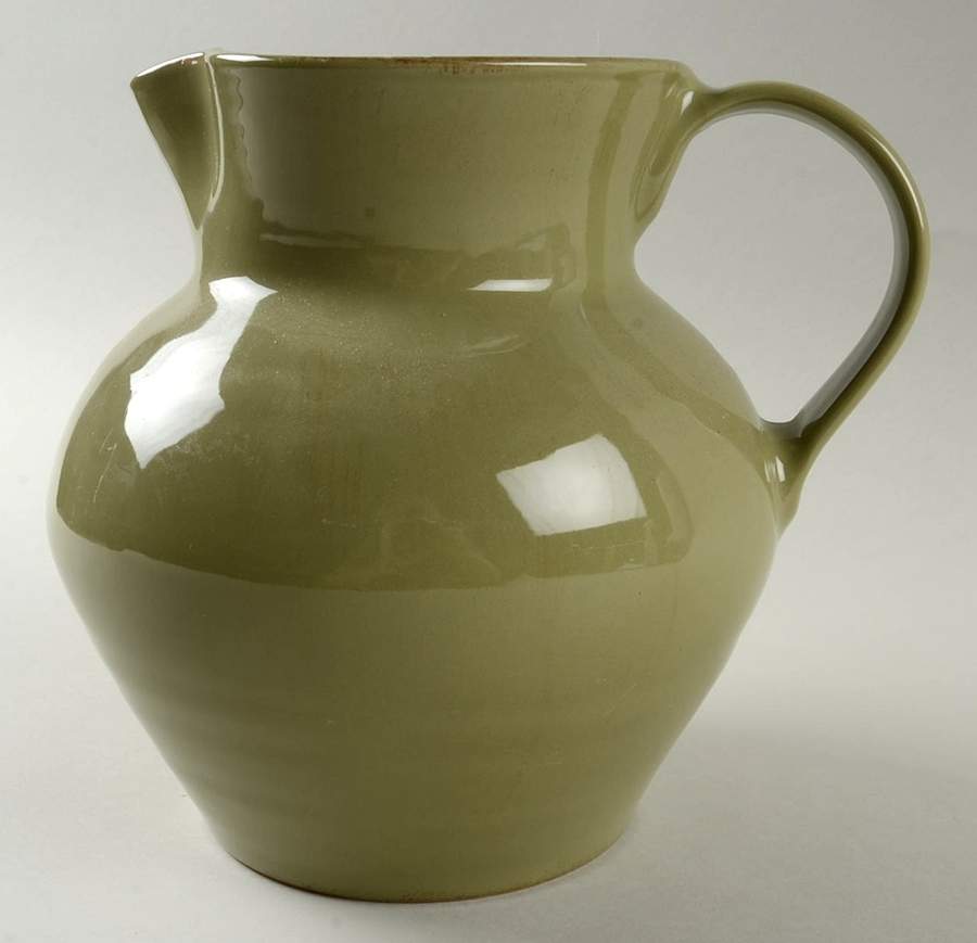 Florentina Olive Green 96 Oz Pitcher by Mesa Intl-1