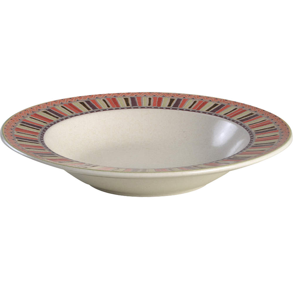 Color Ridge Large Rim Soup Bowl by Mikasa-1