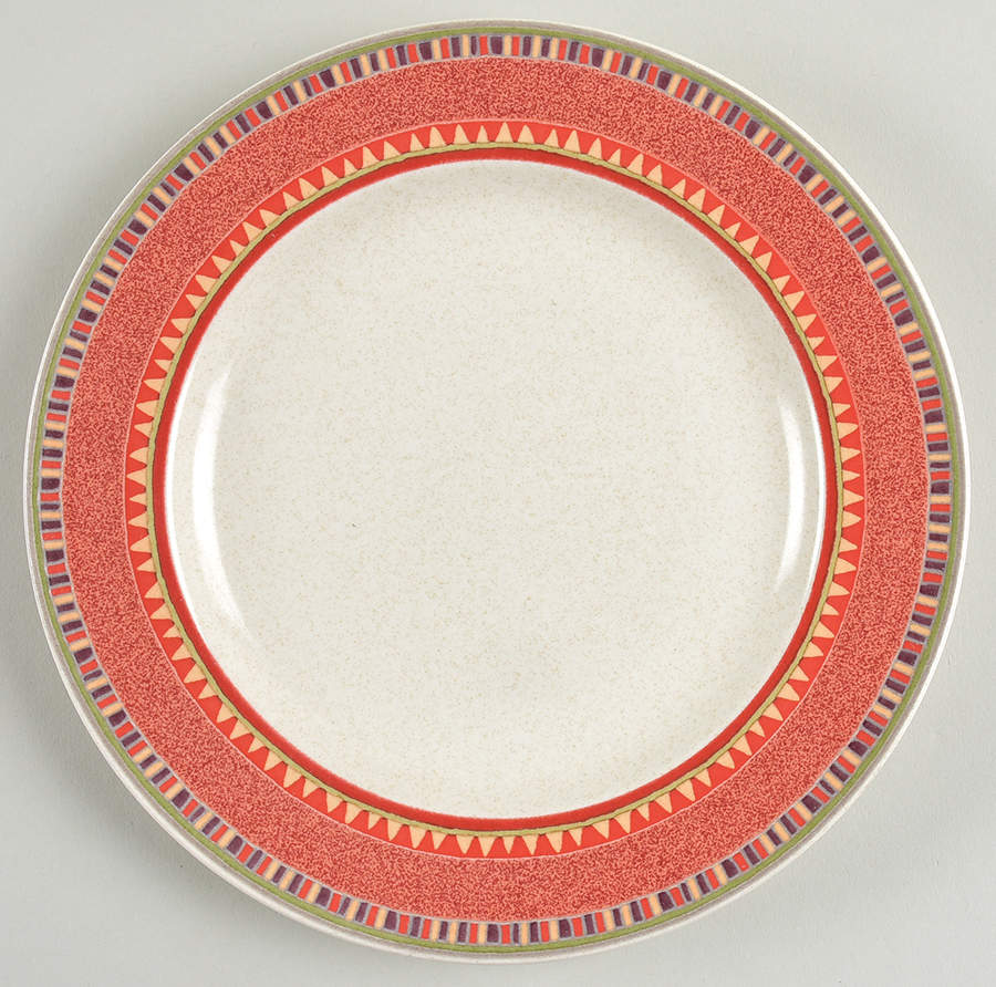 Color Ridge Salad Plate by Mikasa-1
