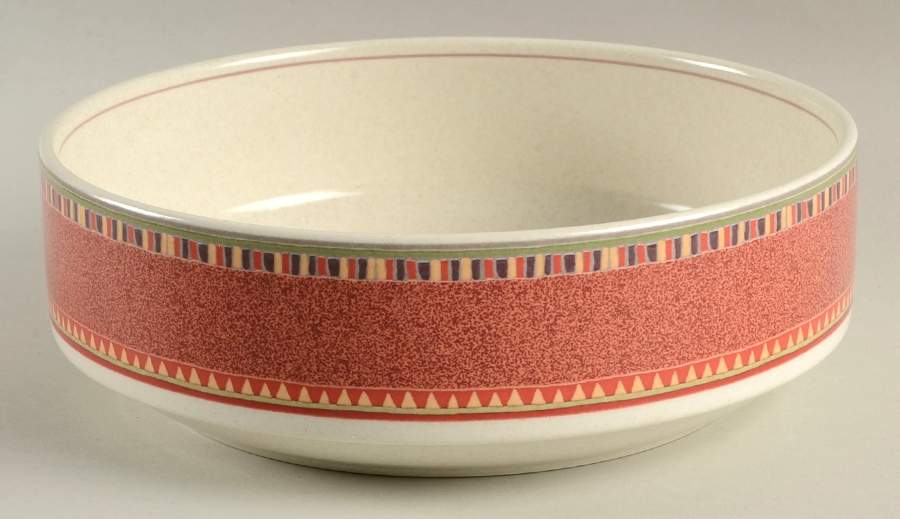 Color Ridge 8" Round Vegetable Bowl by Mikasa-1