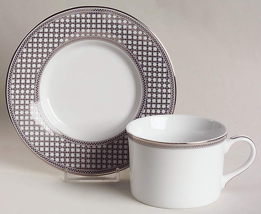 Majestic Manor (L3169) Flat Cup & Saucer Set by Mikasa-1