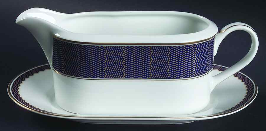 Regal Gala Gravy Boat & Underplate by Mikasa-1