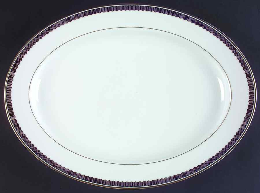 Regal Gala 15" Oval Serving Platter by Mikasa-1