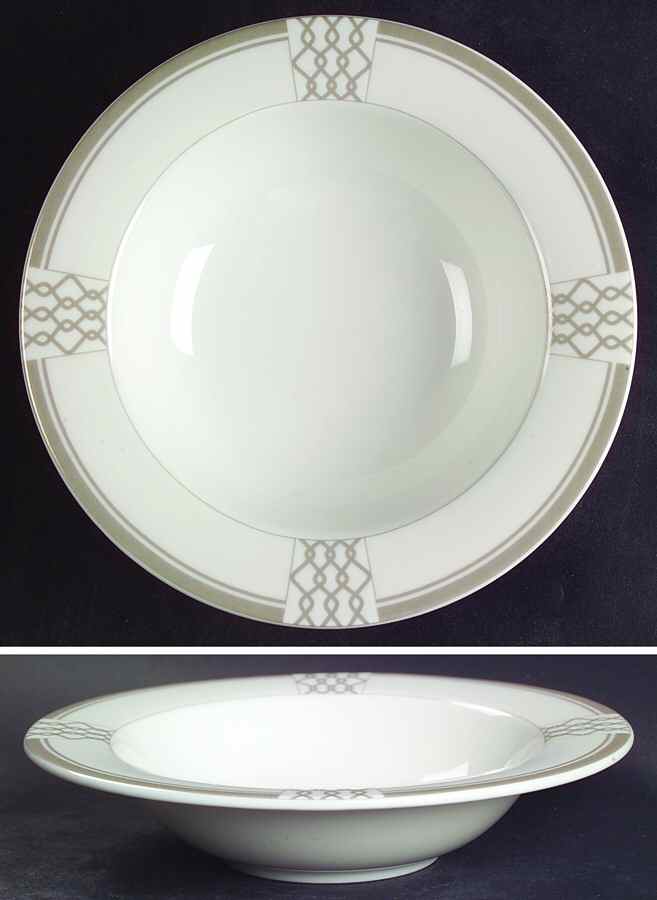 Venetian Link Rim Fruit/Dessert (Sauce) Bowl by Mikasa-1