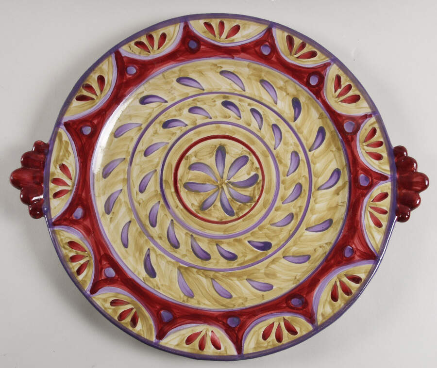 Tuscany Amethyst 17" Chop Plate (Round Platter) by Mesa Intl-1