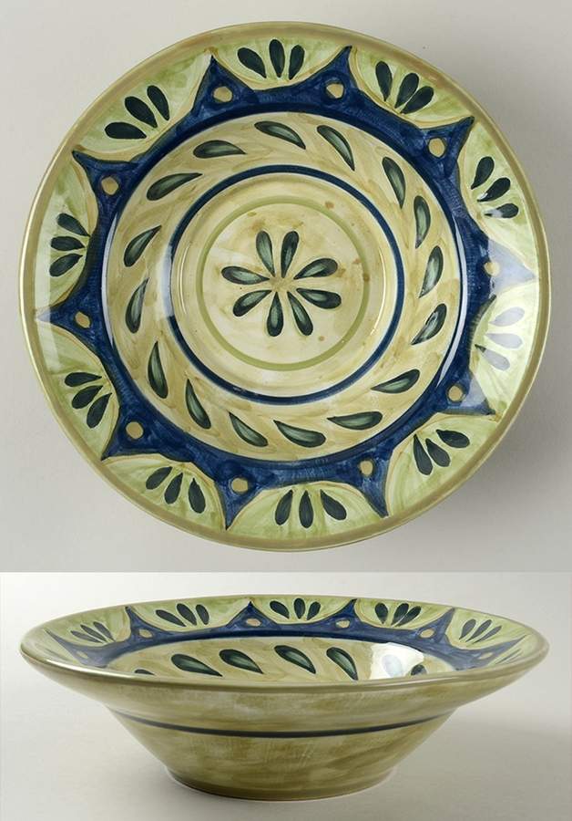 Tuscany Lapis 9" Individual Pasta Bowl by Mesa Intl-1