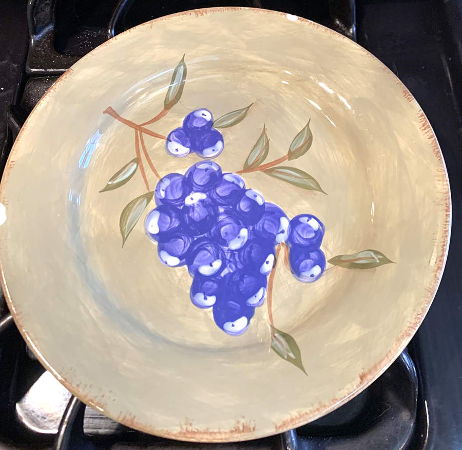 Santa Rosa Green Salad/Dessert Plate by Mesa Intl-1