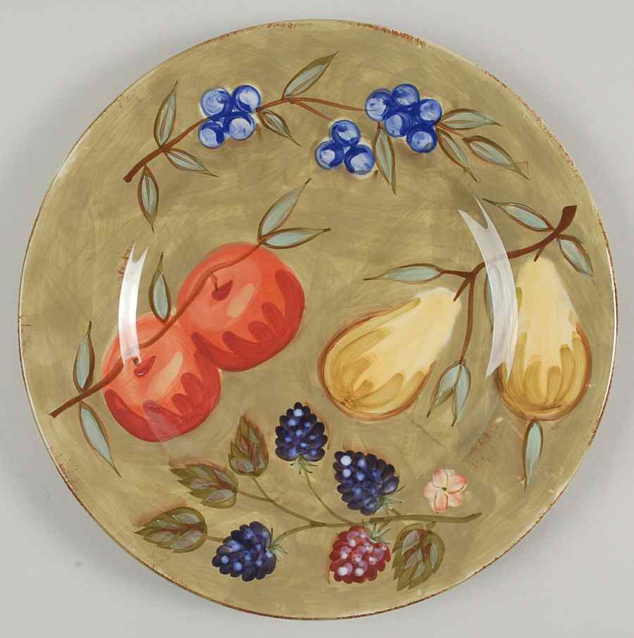 Santa Rosa Green Dinner Plate by Mesa Intl-1