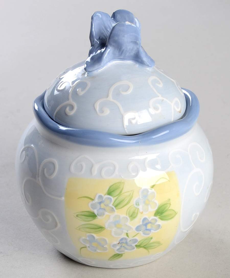 Isabella Sugar Bowl & Lid by Mesa Intl-1