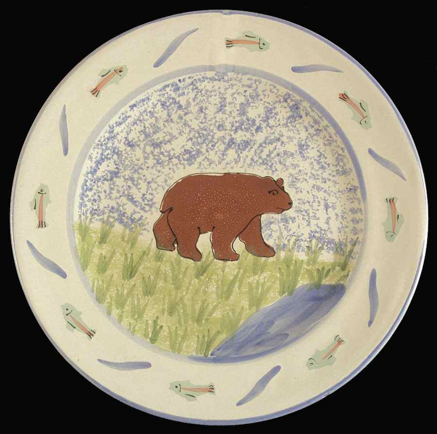 Bear Salad/Dessert Plate by Mesa Intl-1