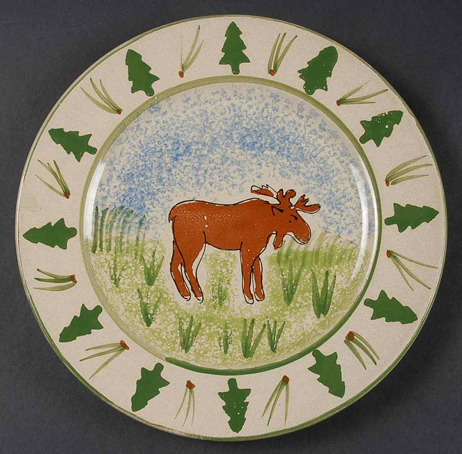 Moose Salad/Dessert Plate by Mesa Intl-1