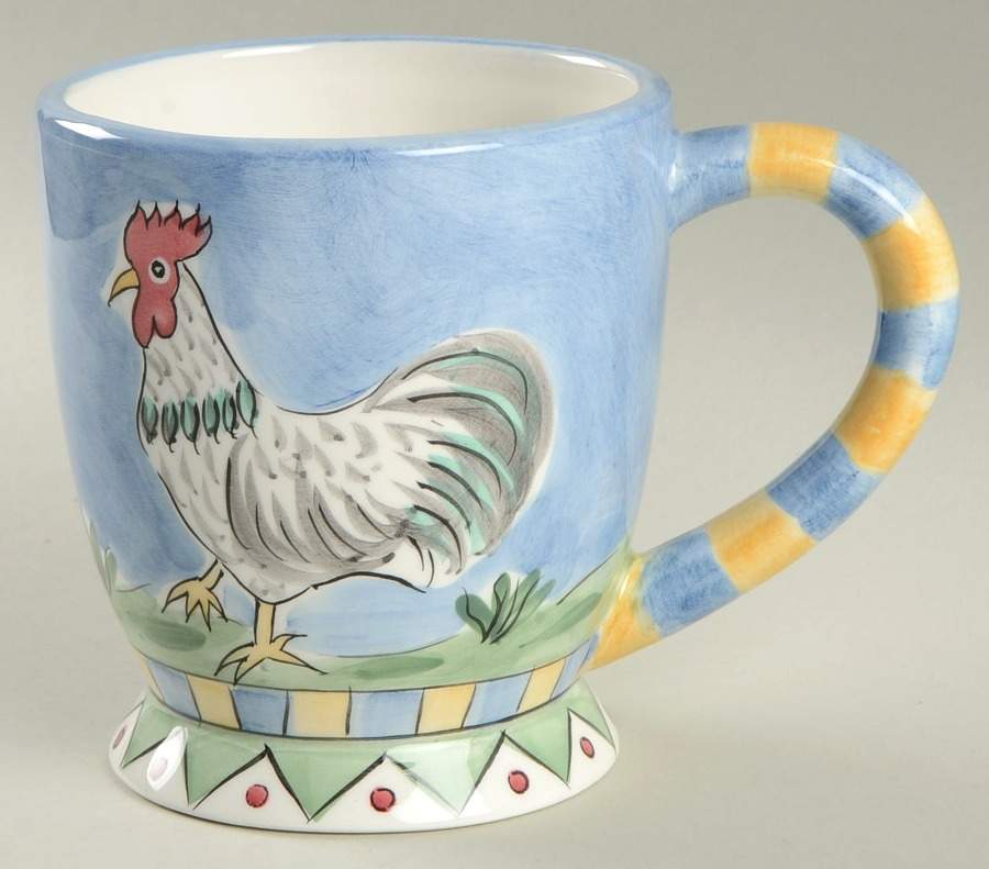 Rooster and Chicks Mug by Mesa Intl-1