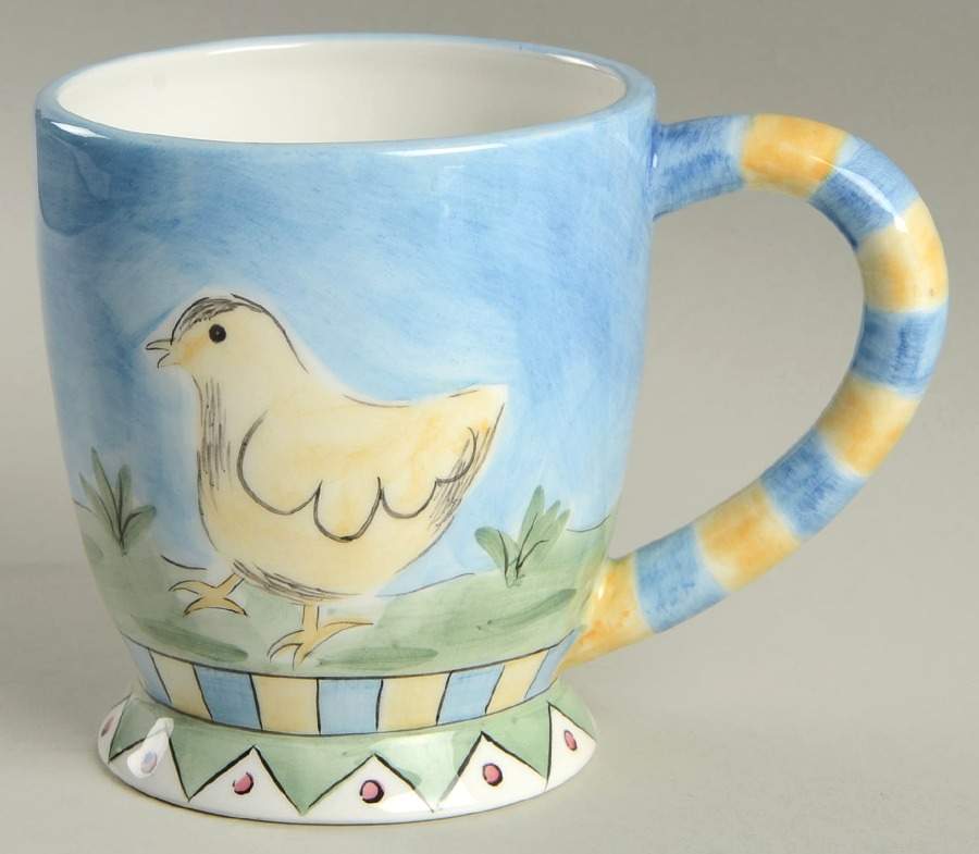 Rooster and Chicks Mug by Mesa Intl-1