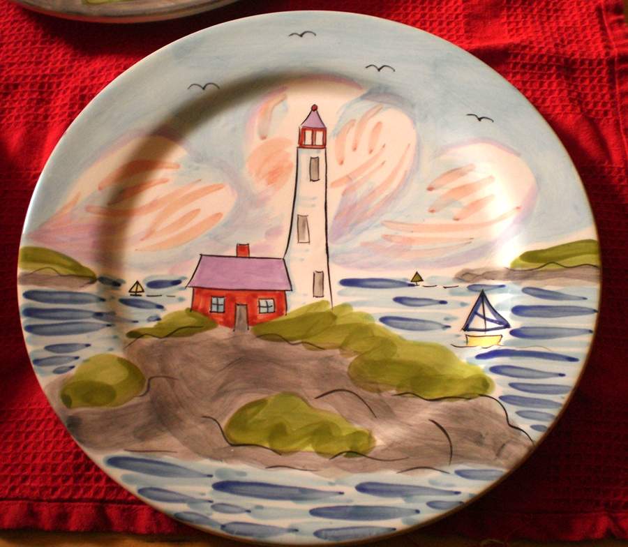 Maritime Salad/Dessert Plate by Mesa Intl-1
