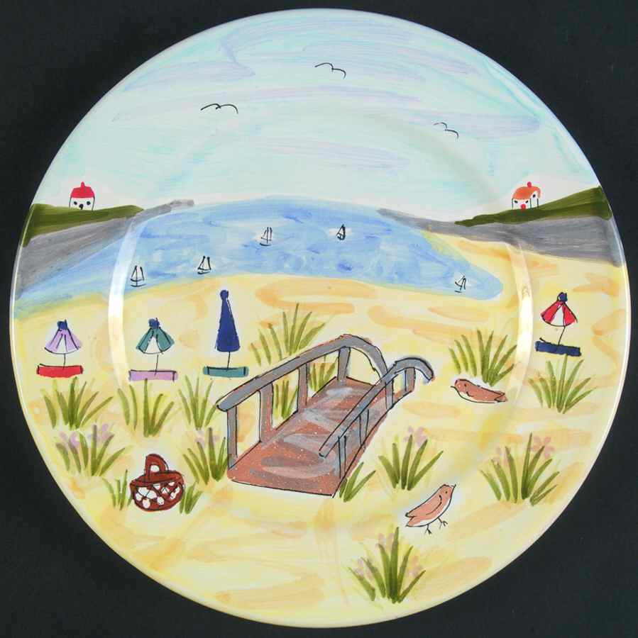 Nantucket Salad/Dessert Plate by Mesa Intl-1
