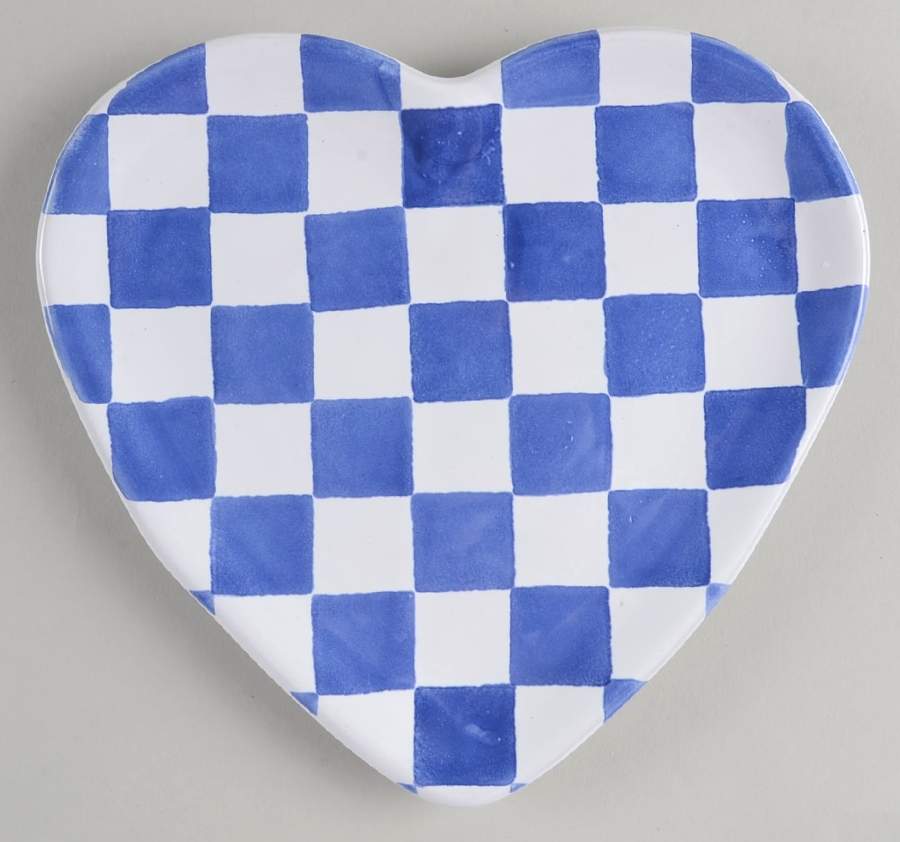 Check Heart Shaped Dish by Mesa Intl-1