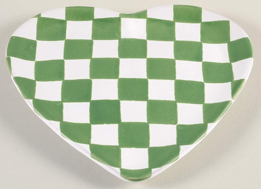 Check Heart Shaped Dish by Mesa Intl-1