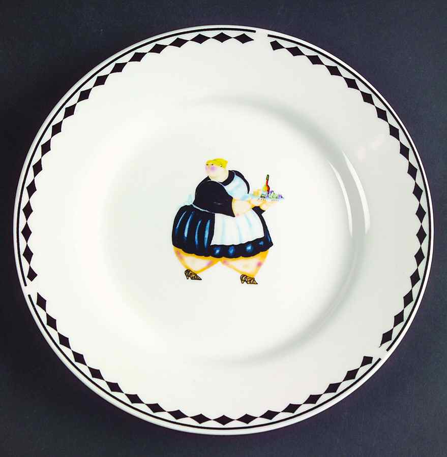 Table for Two Salad Plate by Majesticware-1