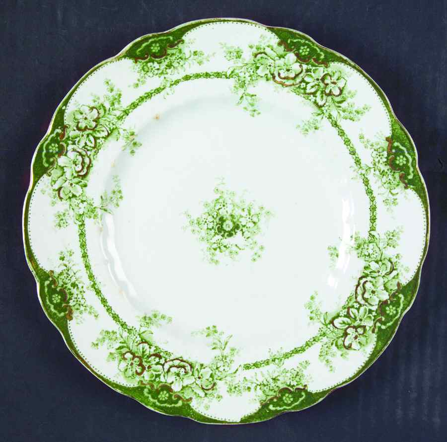 Kelvin Green Salad Plate by Alfred Meakin-1