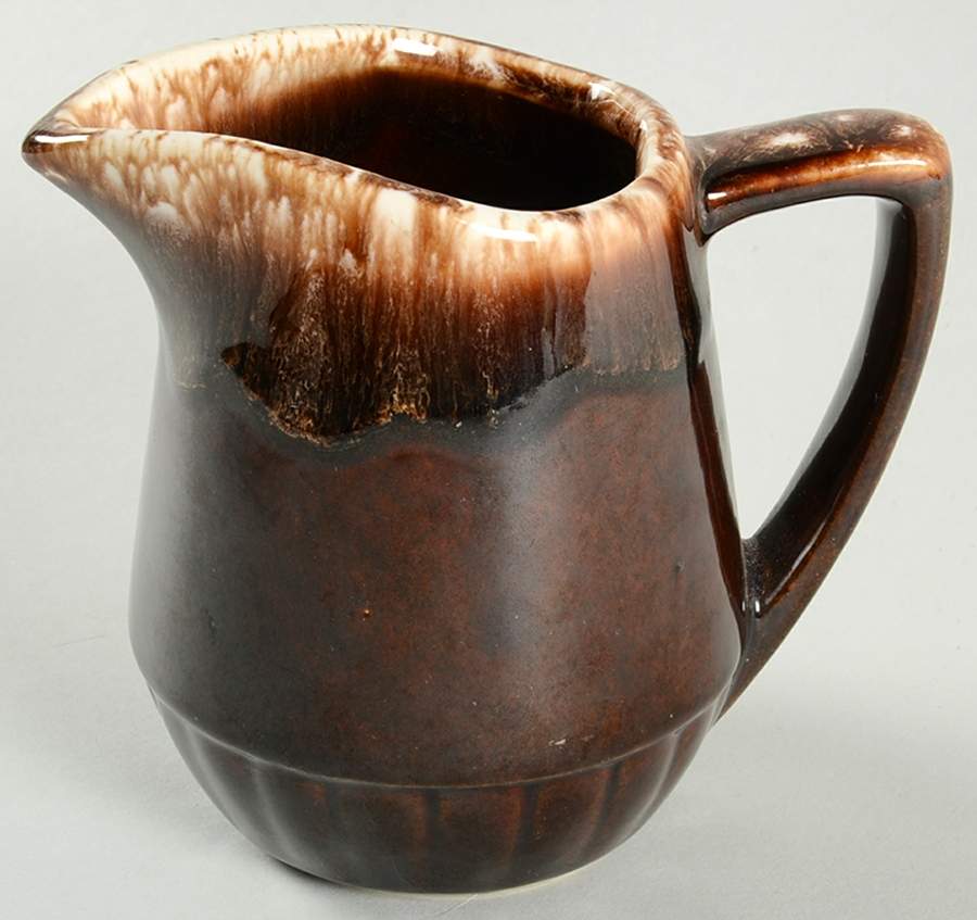 Brown Drip Creamer by Mount Clemens-1