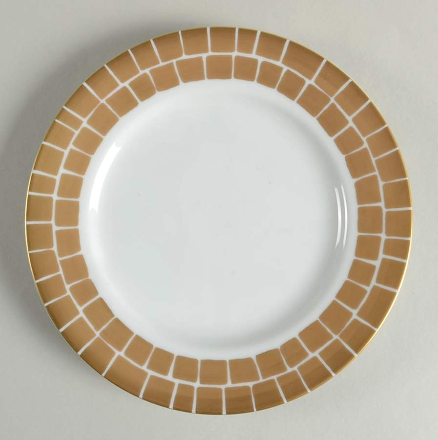 Bright Parisian Gold Palazzo Luncheon/Salad Plate by Marc Blackwell-1