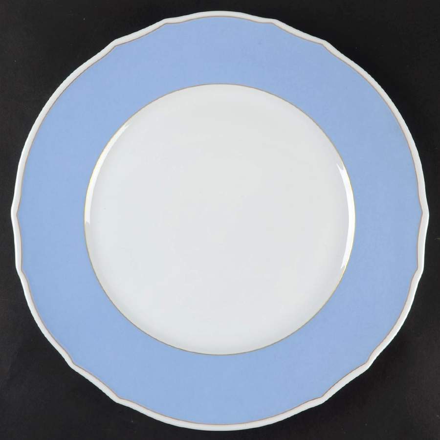 Birdsong Blue Service Plate (Charger) by Mottahedeh-1