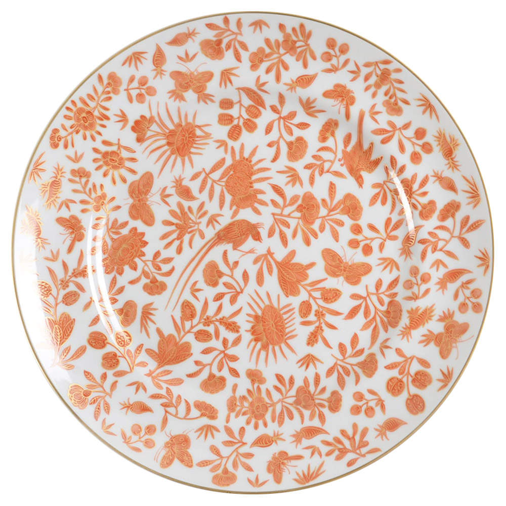 Sacred Bird & Butterfly (2004, Gold Accents) Large Dinner Plate by Mottahedeh-1