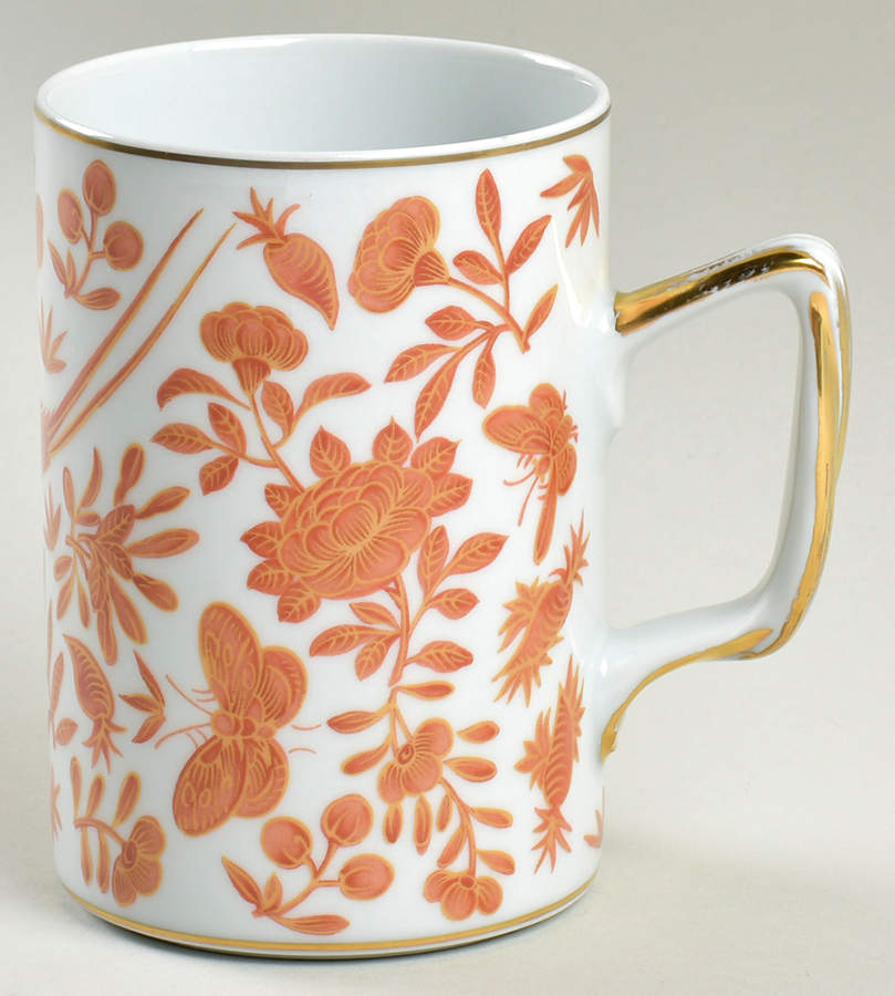 Sacred Bird & Butterfly (2004, Gold Accents) Mug by Mottahedeh-1