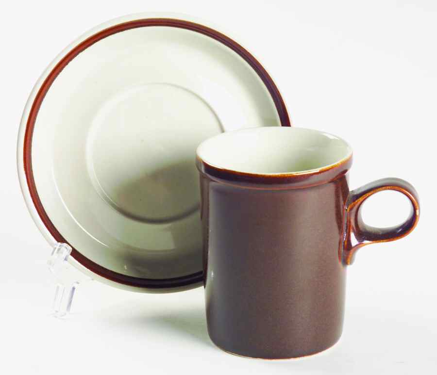 Earth Treasure Flat Cup & Saucer Set by Mikasa-1