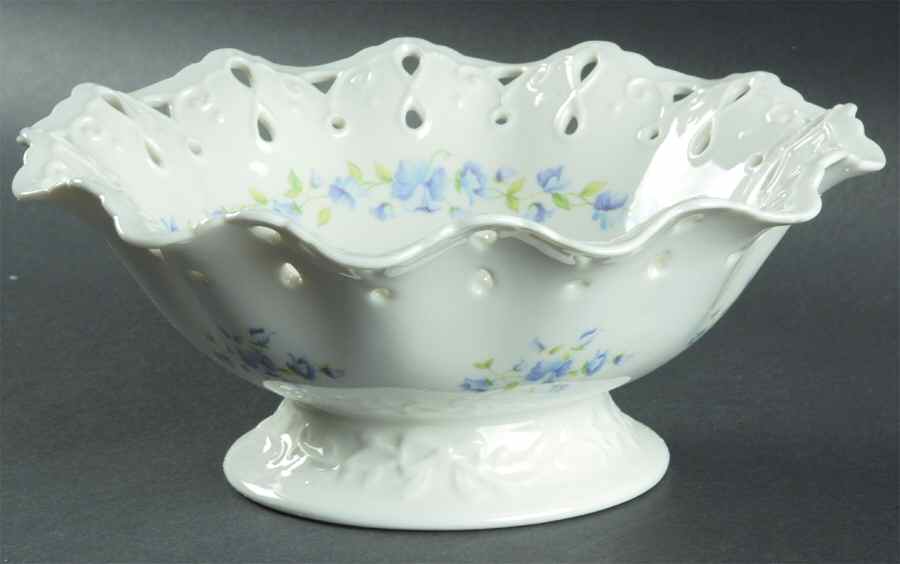 Floral Vine Small Round Fluted Dish by Mikasa-1
