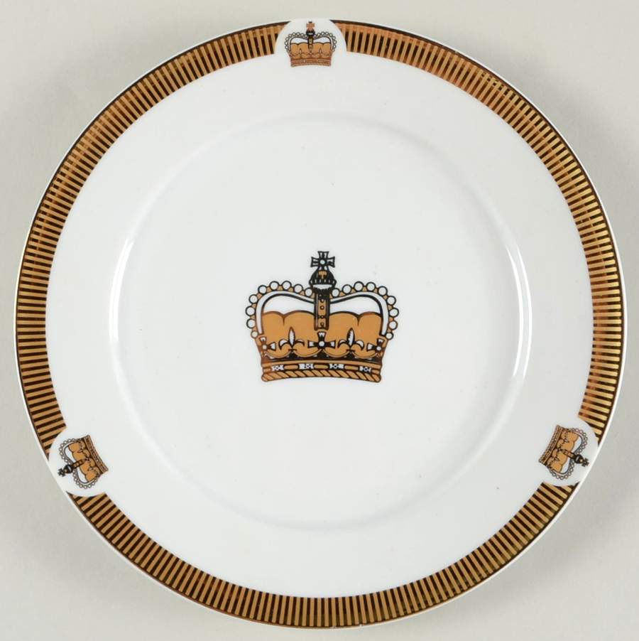 Majestic Crown Salad Plate by Montgomery Ward-1