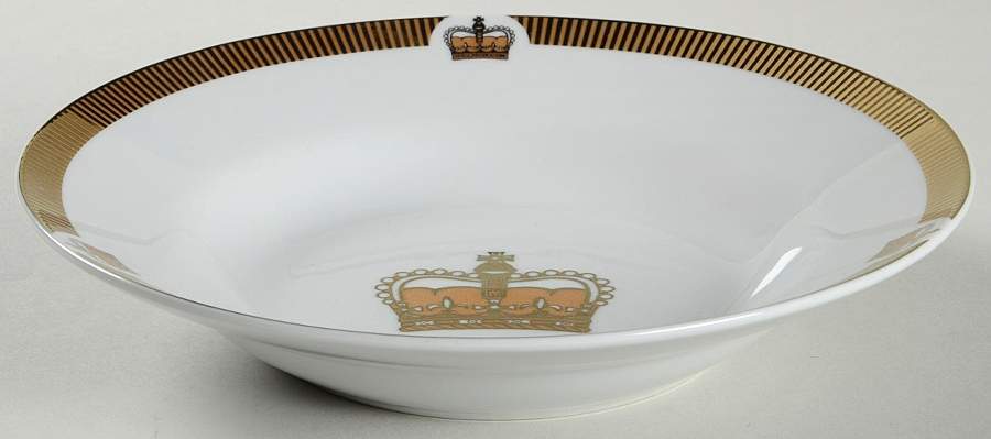 Majestic Crown Rim Soup Bowl by Montgomery Ward-1