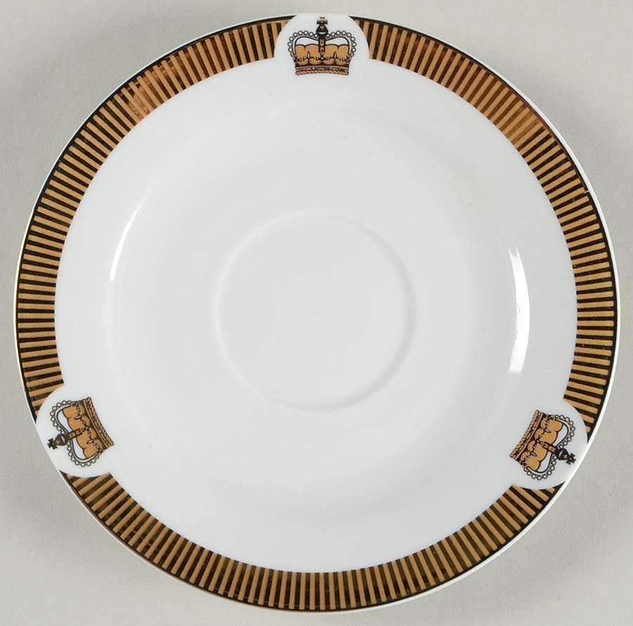 Majestic Crown Saucer by Montgomery Ward-1
